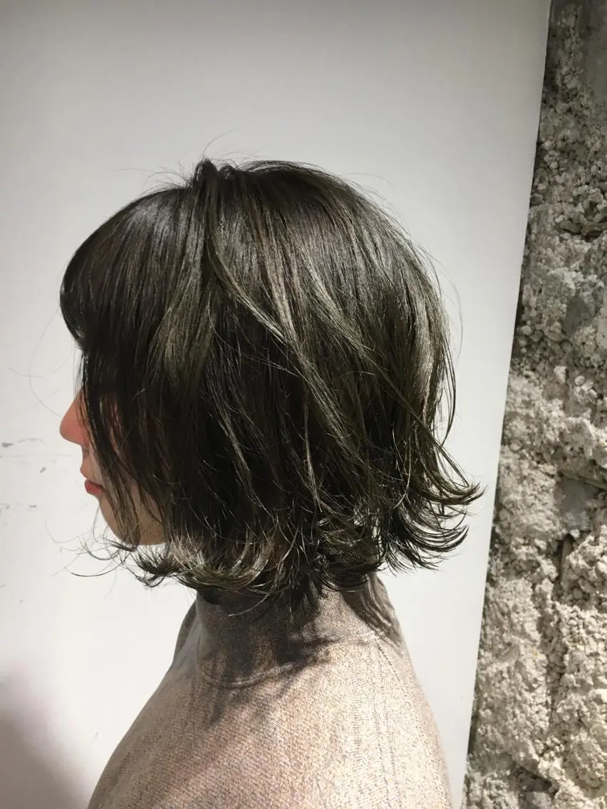 ミディアム カラー 髪質改善ULTOWA ✨松井 美幸のヘアスタイル