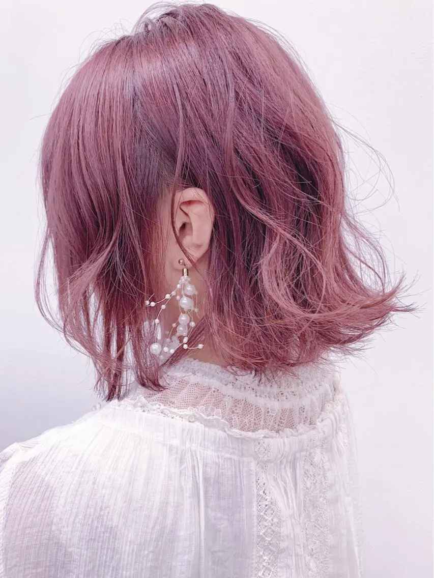 ショート カラー 柔らかbeige モトキのヘアスタイル