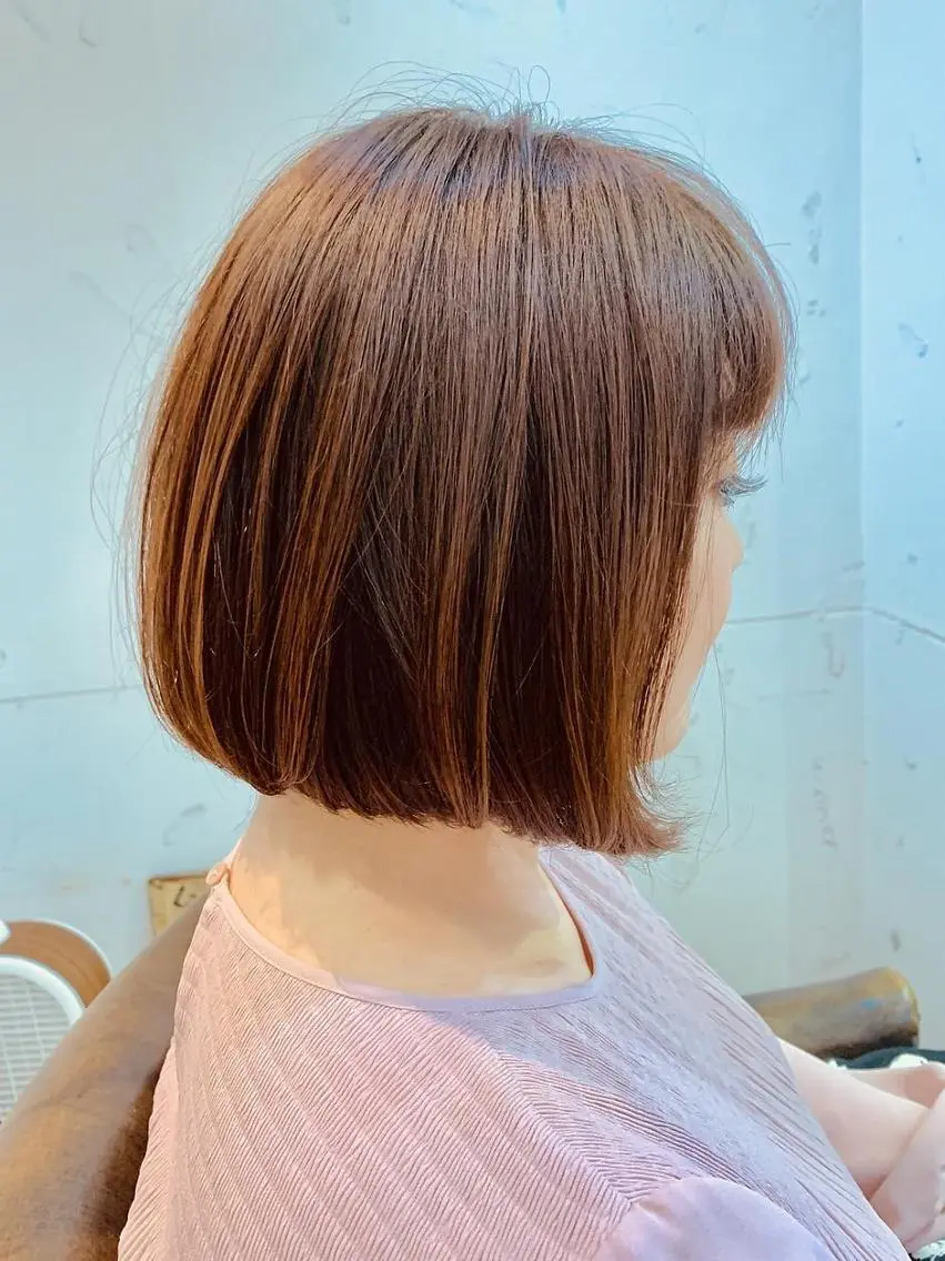 カラー ヘッドスパ ボブ/艶カラー ✨SUKURI 玉造のヘアスタイル