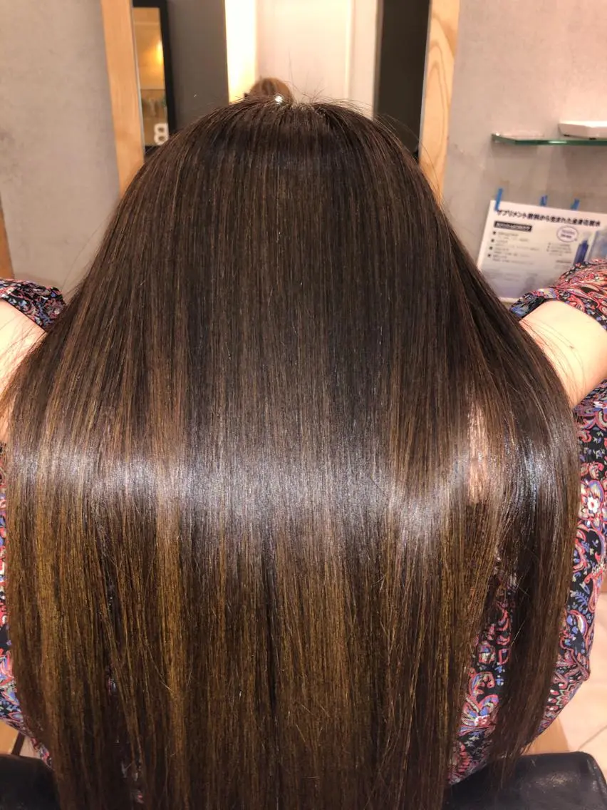 ロング カラー パーマ トリートメント カット ヘアカラー トリートメント 鳴海 悠のその他イメージ