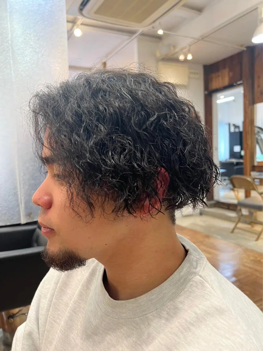 パーマ メンズ メンズパーマ Flor 上大岡 🌱山本一葉🌱のヘアスタイル