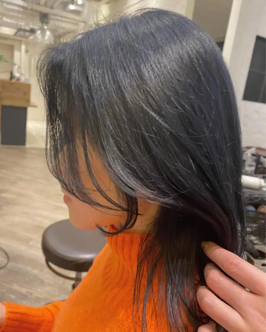 ロング カラー フレンチボブパーマ Yuukiのヘアスタイル