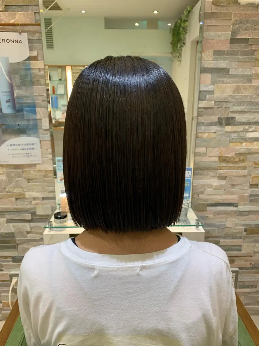 ショート 切りっぱなしボブ ボブ 高橋友里亜 /フリーランスのヘアスタイル