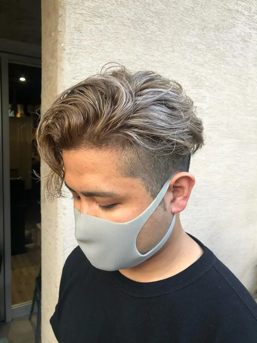 ショート カラー パーマ ヘアアレンジ メンズ ヘアカラー トリートメント 💎髪質改善特化💎 RUITOのヘアスタイル