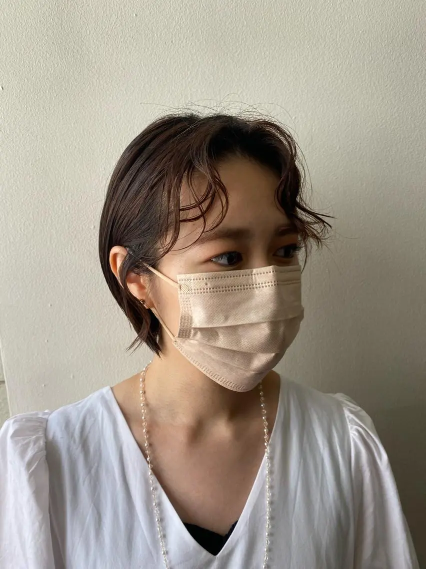 ショート パーマ ニュアンスパーマ 🌸透明感艶 カラー🌸Yuukiのヘアスタイル
