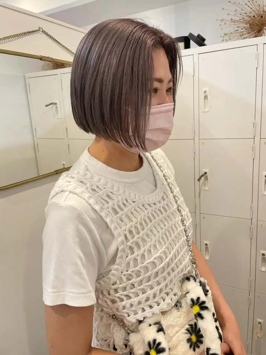 ショート 大迫 江梨のヘアスタイル