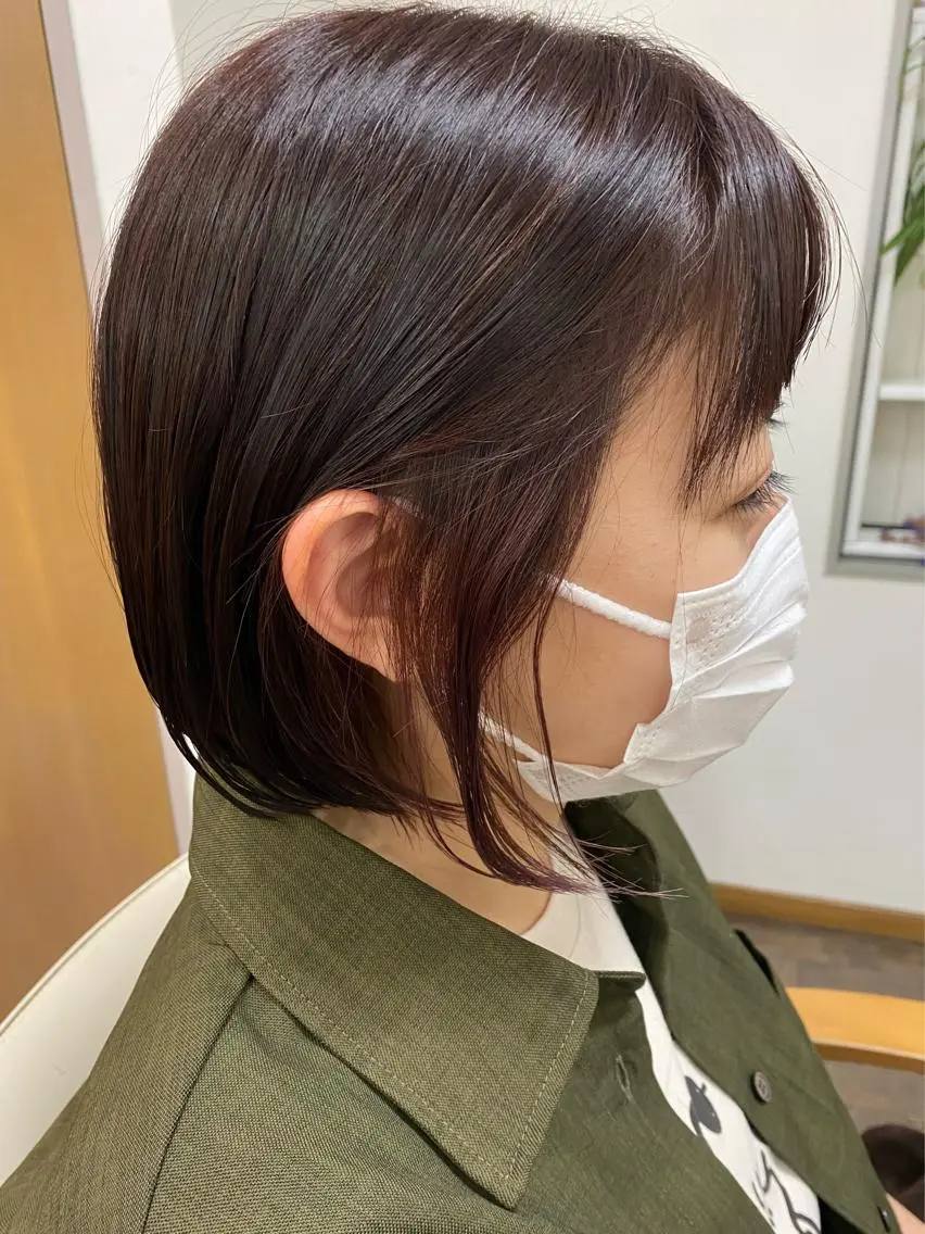 ショート カラー ヘアカラー ambellir 山本伽椰のヘアスタイル