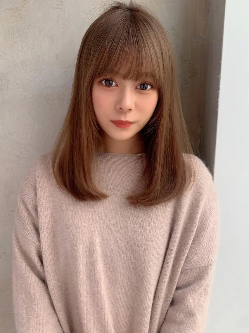 セミロング カラー ブリーチ ケアブリーチ ダブルカラー イヤリングカラー ハイライトカラー カット ヘアカラー トリートメント 銀座✨ショートボブ ショート/坂本亜裟海のヘアスタイル