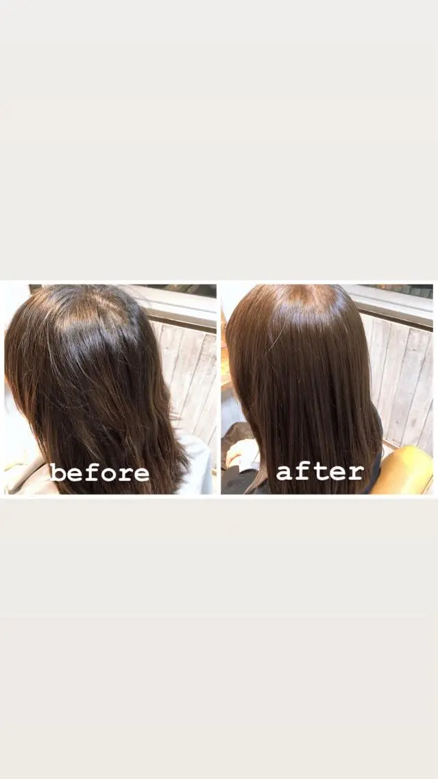 セミロング カラー 中村 優志のヘアスタイル