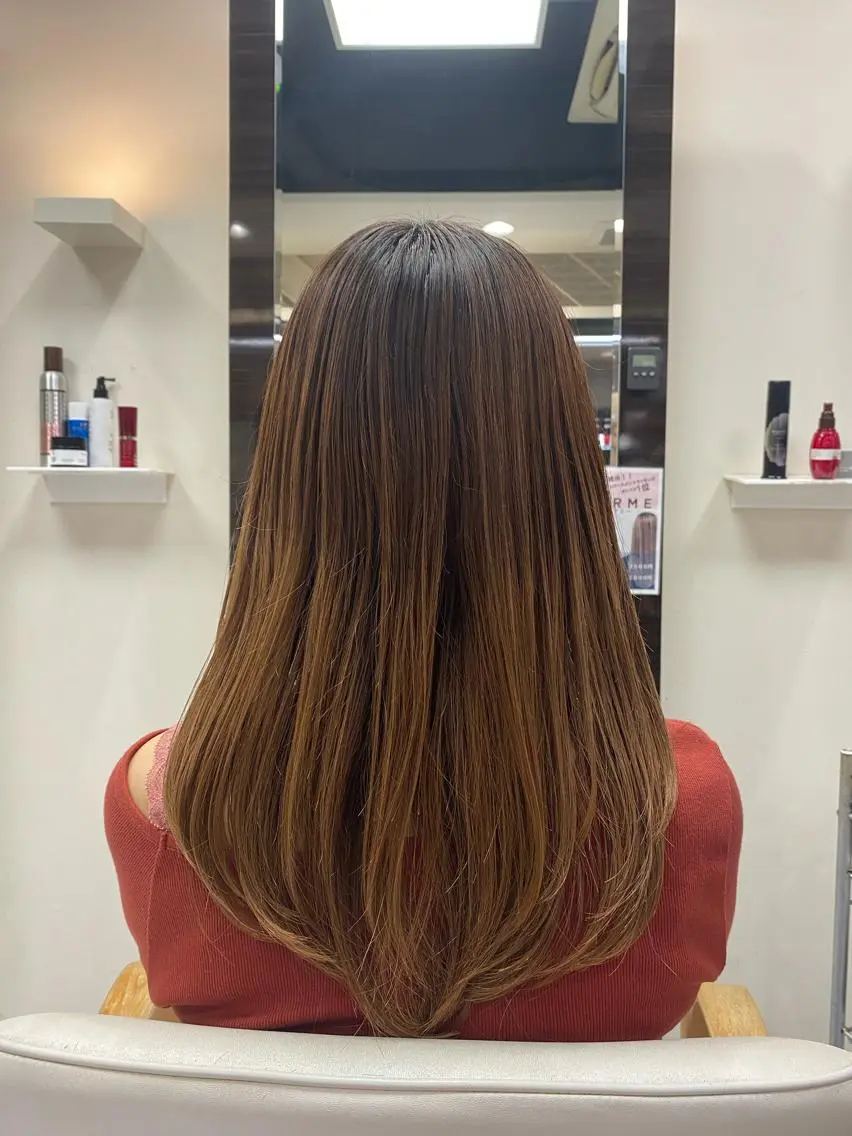 ロング レイヤーカット シャギー 目黒 碧人のヘアスタイル