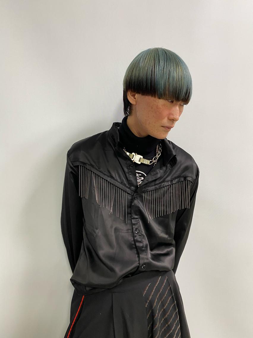 ショート カラー ウルフカット カット ヘアカラー トリートメント 横地 凌のヘアスタイル