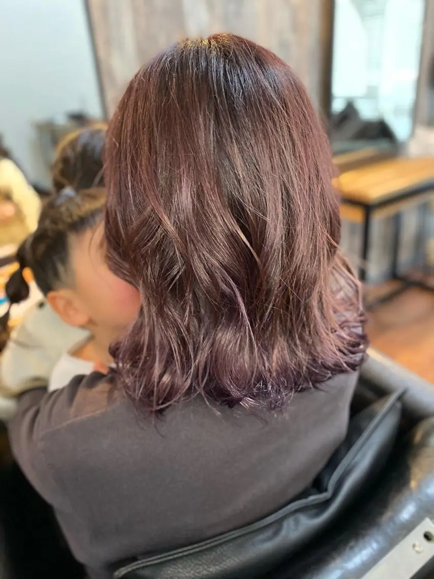 ミディアム カラー ヘアアレンジ バレイヤージュ ブリーチ 透明感カラー ハイライトカラー ハイライト カット ヘアカラー トリートメント Luzir⭐︎ GEN⭐︎のヘアスタイル