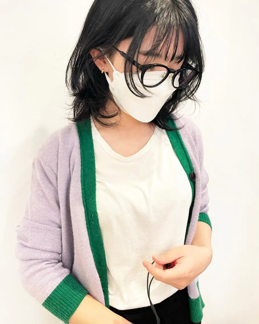 ミディアム カラー 佐藤 永夏のヘアスタイル