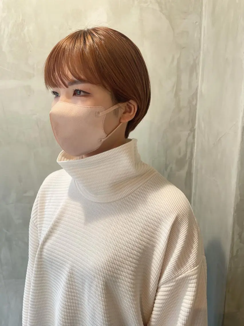ショート カラー カット ヘアカラー ヤマモト マイのヘアスタイル