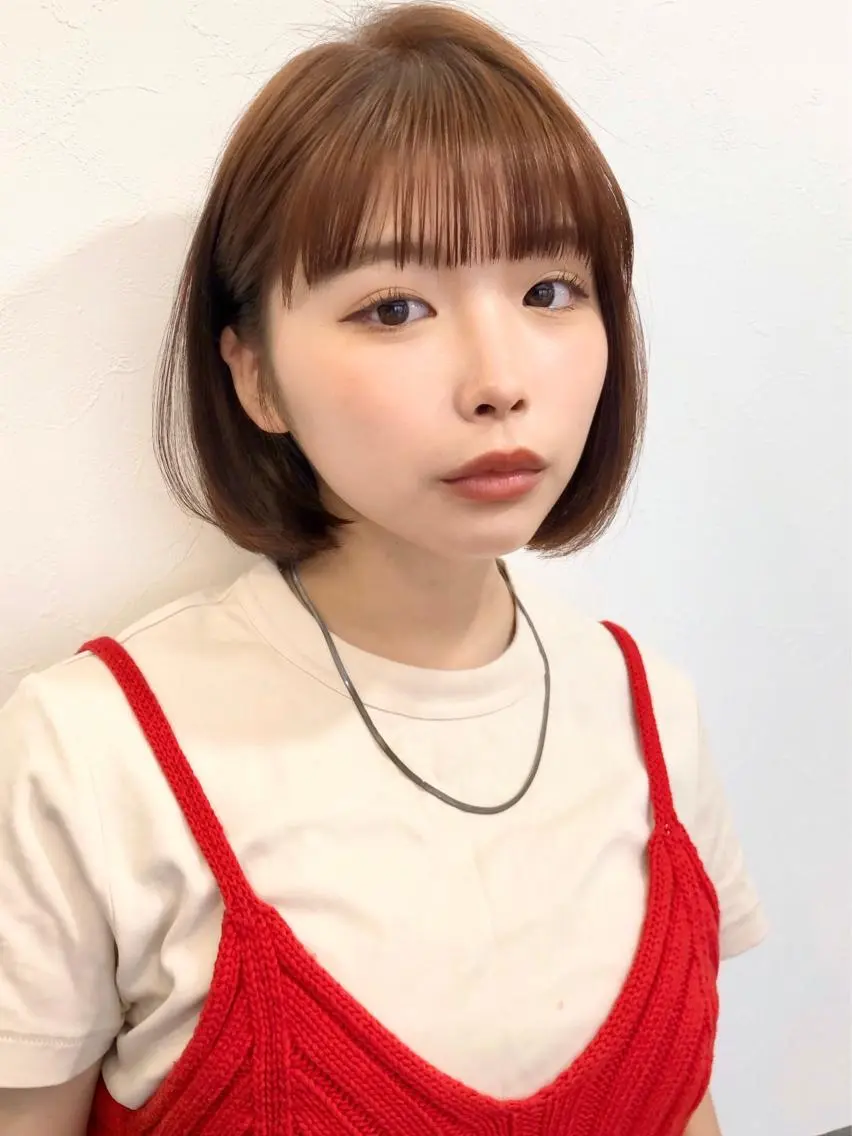 ショート ボブ カット トレンドヘア🌿 chinariのヘアスタイル