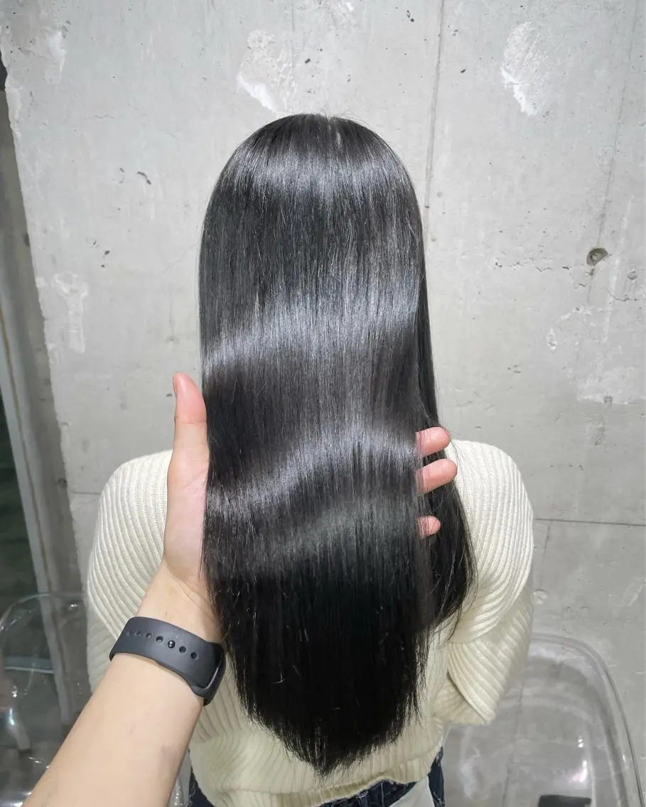 ロング カラー カット ヘアカラー トリートメント ヘッドスパ ヘアセット ベージュカラー💖 やすひろのヘアスタイル