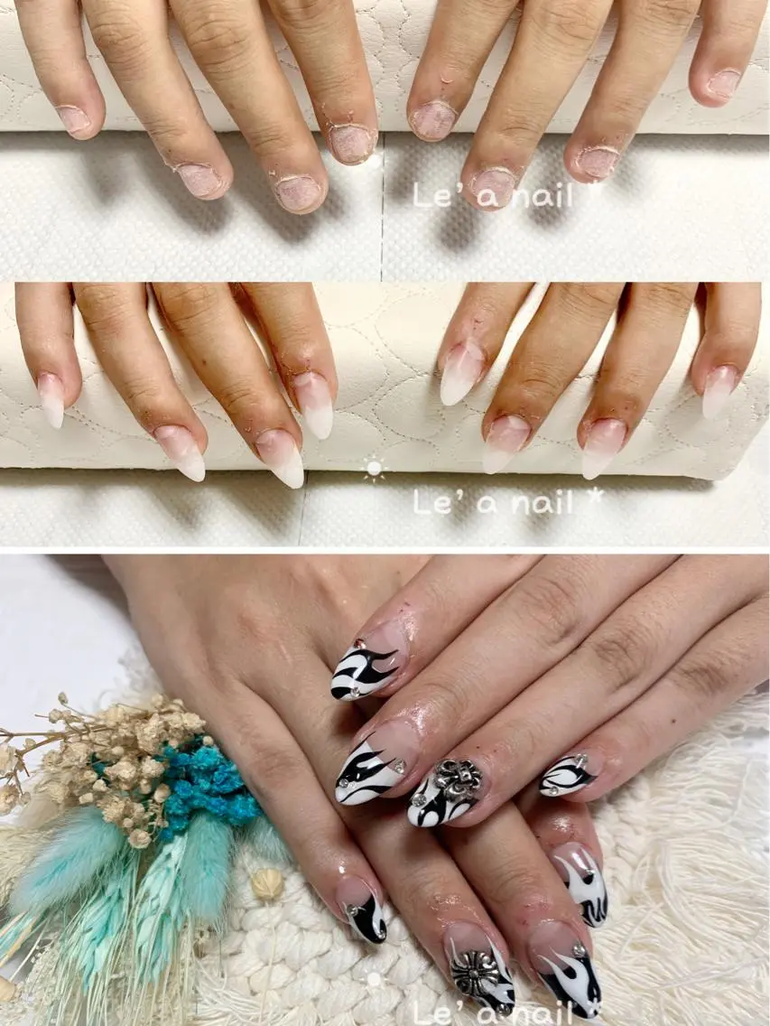 ショート カラー ネイル Le’a NailSalonのネイルデザイン
