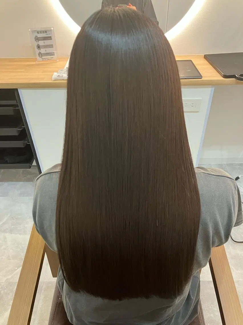 ロング カラー パーマ ヘアアレンジ キッズ カット 縮毛矯正 トリートメント 横浜関内髪質改善 re:Magoのヘアスタイル