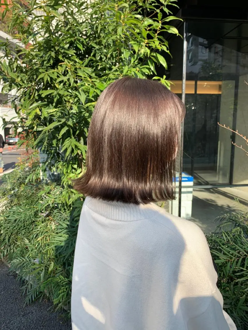 ショート カラー ボブ 外ハネヘア 【完全マンツー 恵比寿】佐藤 翔のヘアスタイル