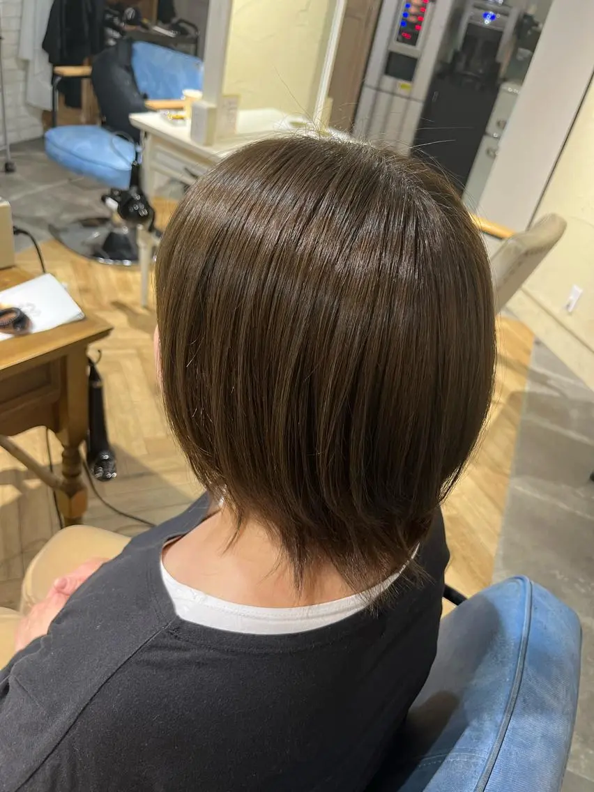 ショート カラー グレージュ オリーブグレージュ オリーブグレー 🫟メンズスタイル 特化型マナ🫟のヘアスタイル