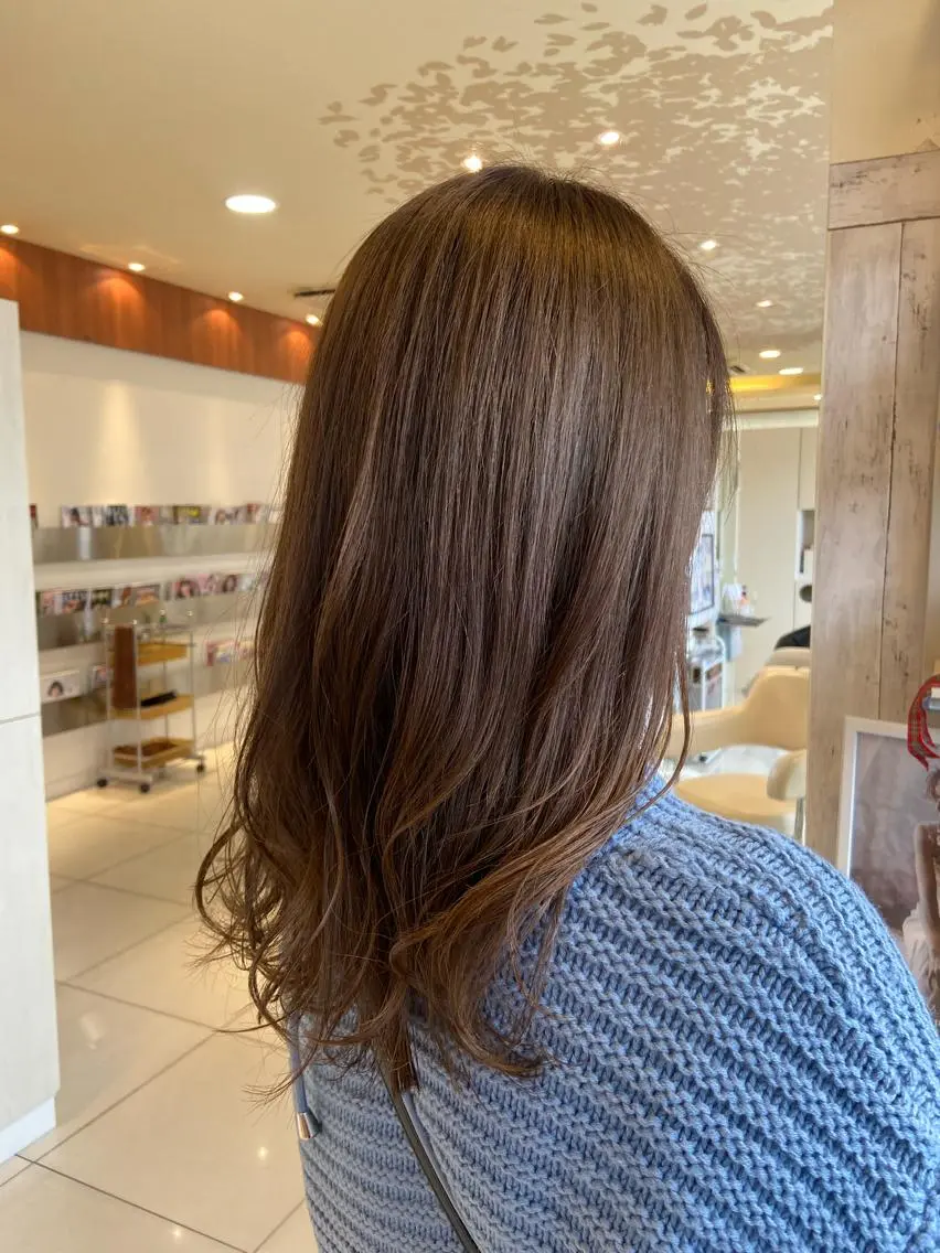 ロング アッシュ 🌈藤田 千穂のヘアスタイル