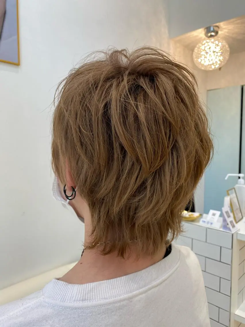 ショート メンズ カット 河原町/艶髪/西田 晴香のヘアスタイル