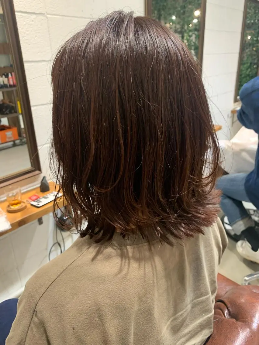 ミディアム ショート🌼パーマ 本間正子のヘアスタイル