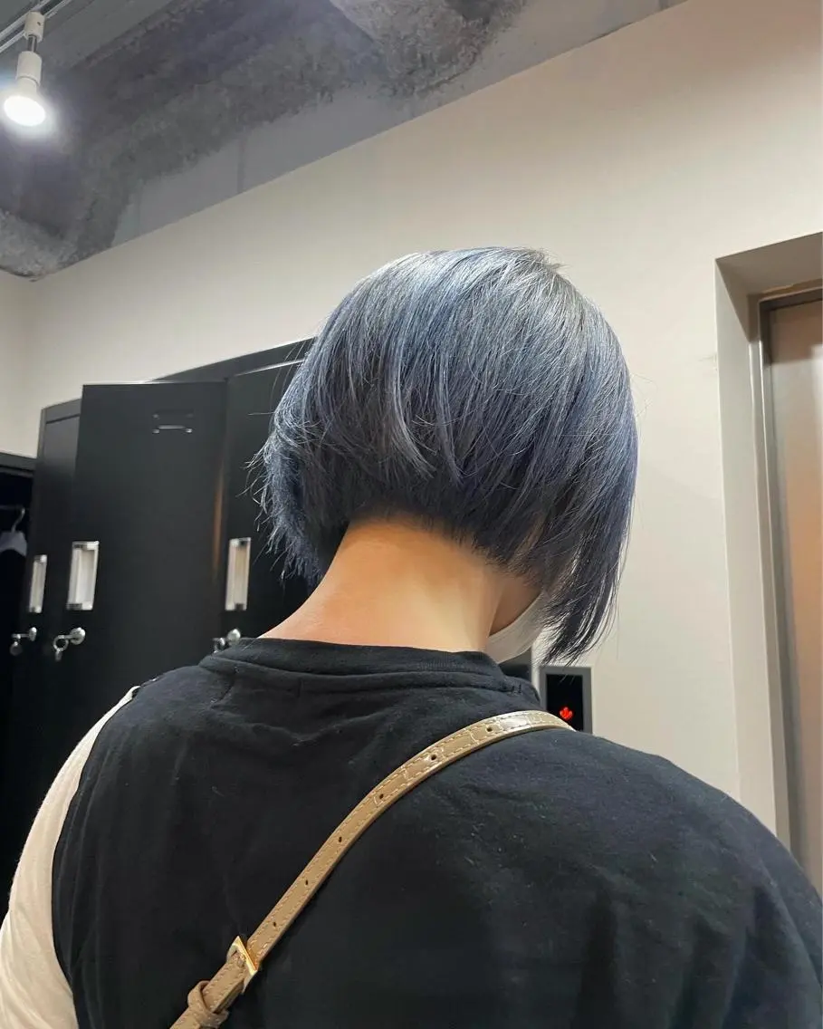 ショート ヘアカラー トリートメント nene .のヘアスタイル