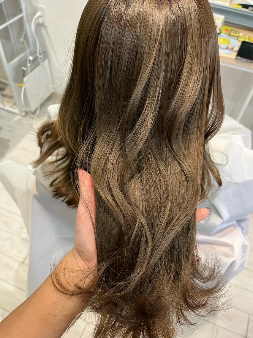 カラー アッシュ ベージュカラー ブリーチ ✨️💎山口 真依💎✨️のヘアスタイル