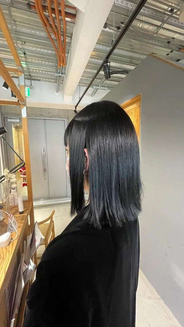 ショート カラー ヘアアレンジ 黒髪 ゆるふわガーリーst yle🩰yuukaのヘアスタイル