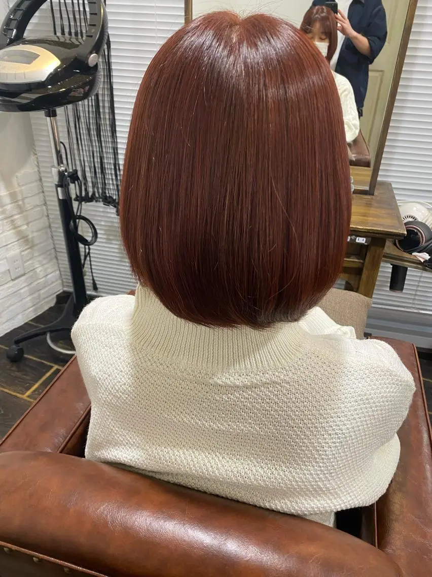 ミディアム カラー パーマモデル募集中 渥美翔人のヘアスタイル