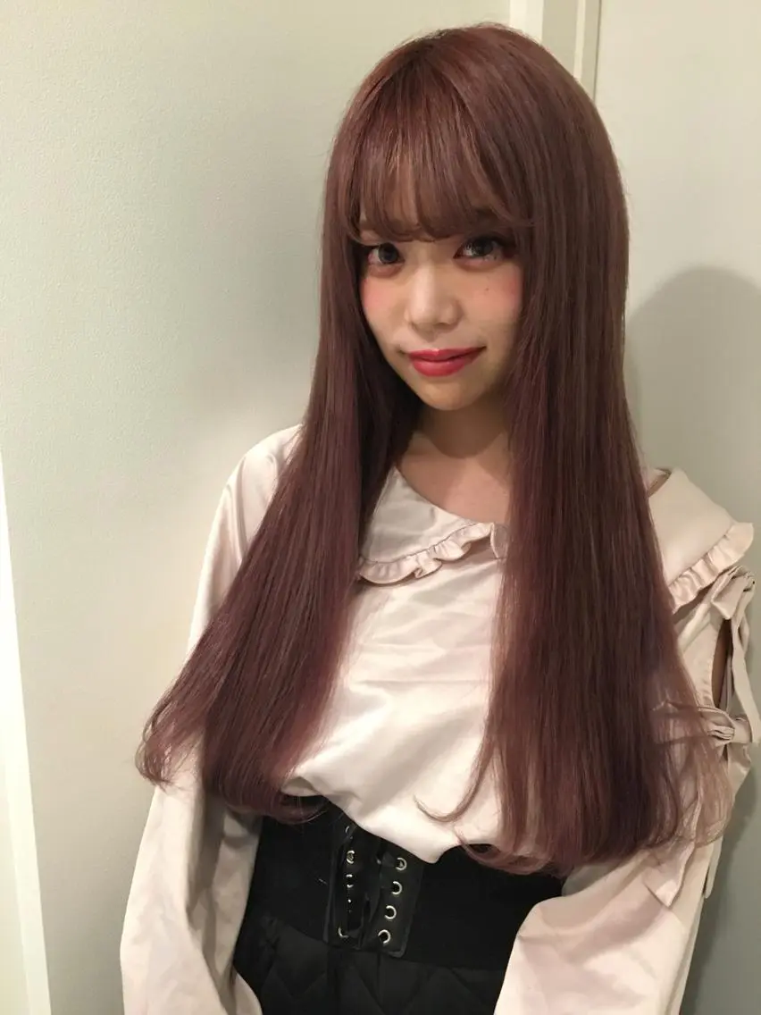 ロング カラー シールエクステ エクステ エクステ 🌈評価No.1🌈 艶髪カラー❌エクステのヘアスタイル