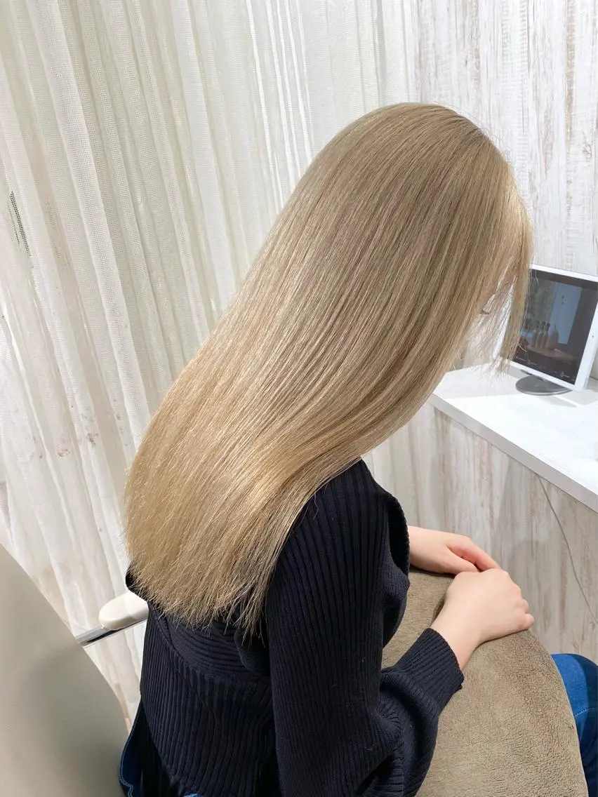 ロング カット ヘアカラー 💗艶髪カラー💗 shiori🦋.*のヘアスタイル