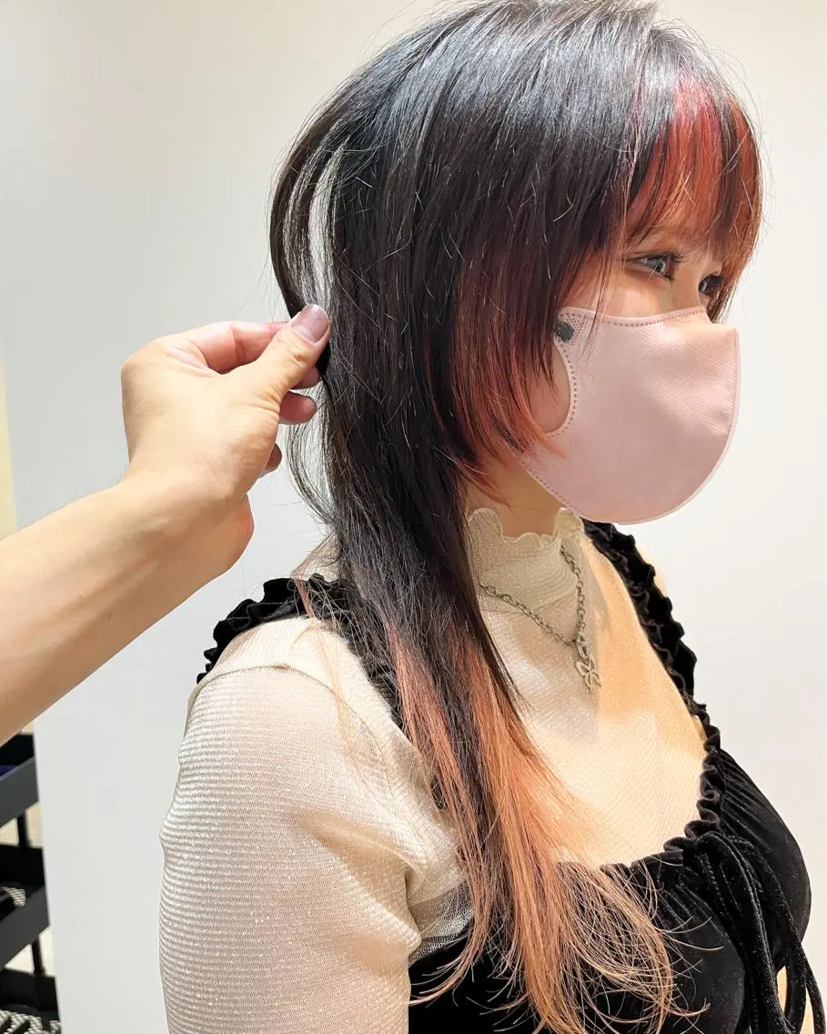 セミロング ウルフカット ショート&ボブ井上 菜樹のヘアスタイル