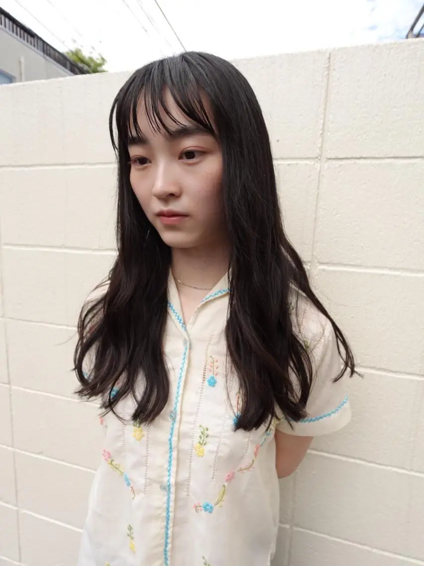 ミディアム ショートボブ ミディアムパーマ ボブ ハイライト 髪質改善 カット ヘアカラー トリートメント CEINE OURのヘアスタイル