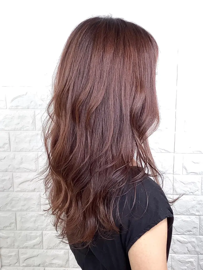 ロング カラー 髪質改善縮毛矯正 美容師✂️山崎竜二のヘアスタイル
