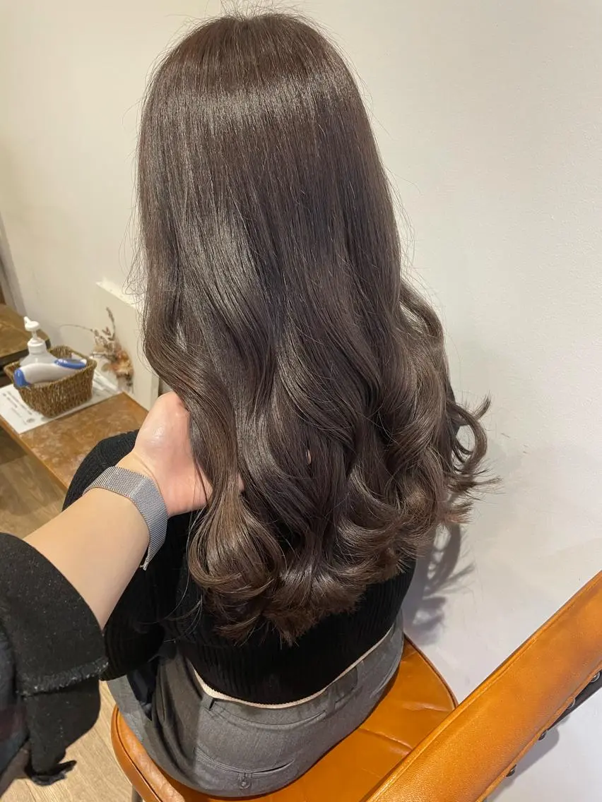 ロング カラー ヘアアレンジ coco♡ 韓国hairのヘアスタイル
