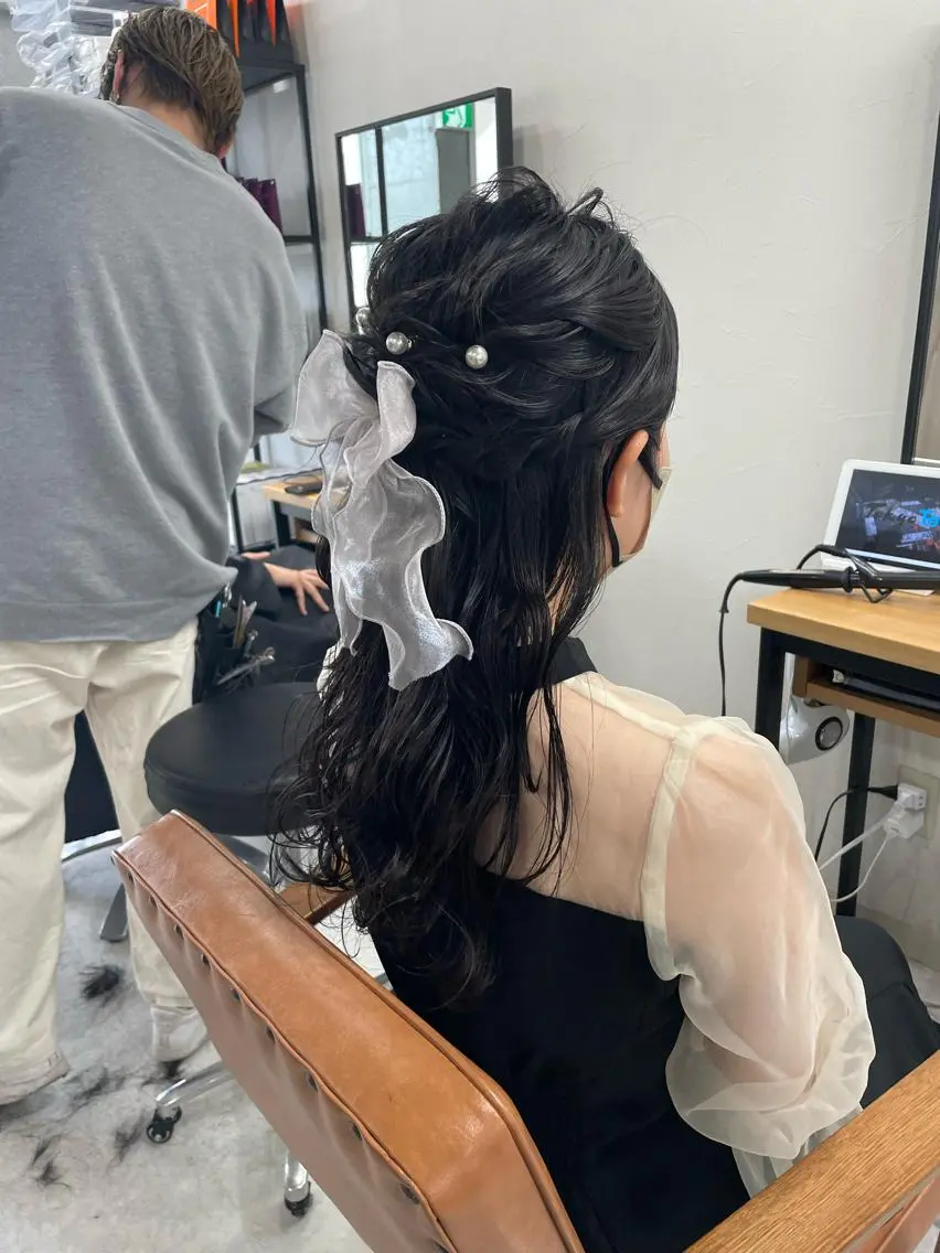 ヘアアレンジ メンズモテパーマ💙 fuwaのヘアスタイル