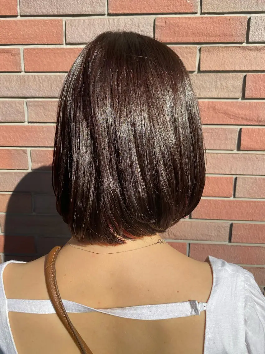 ミディアム カット ヘアカラー トリートメント 🦋店長🦋 ほんさわ みずきのヘアスタイル
