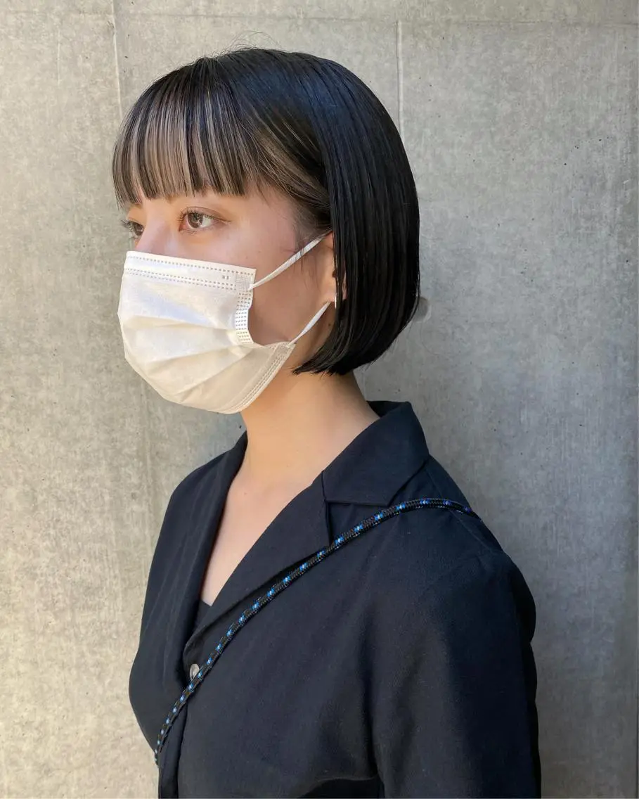 ショート カラー ベージュカラー インナーカラー シルバー シルバーベージュ ホワイトベージュ ミク/北参道/ ショート・ボブが得意のヘアスタイル
