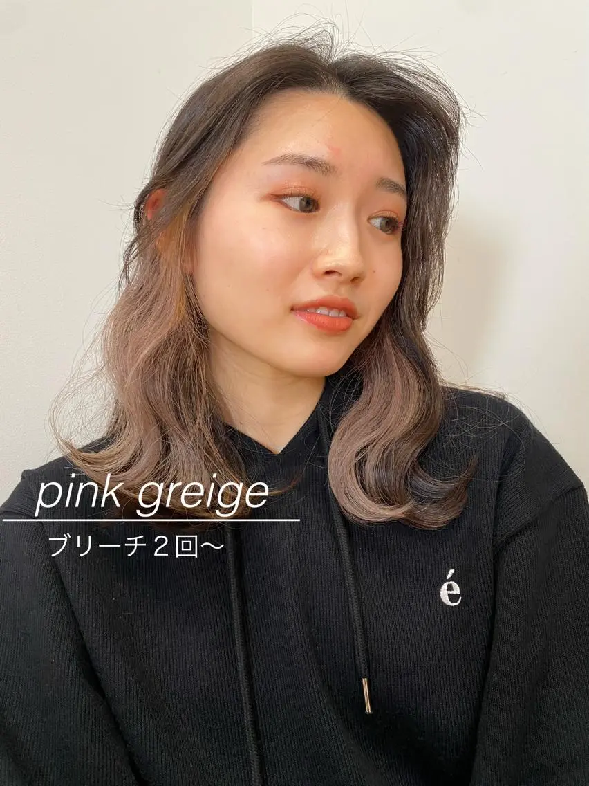 セミロング 小林 夢羽のヘアスタイル