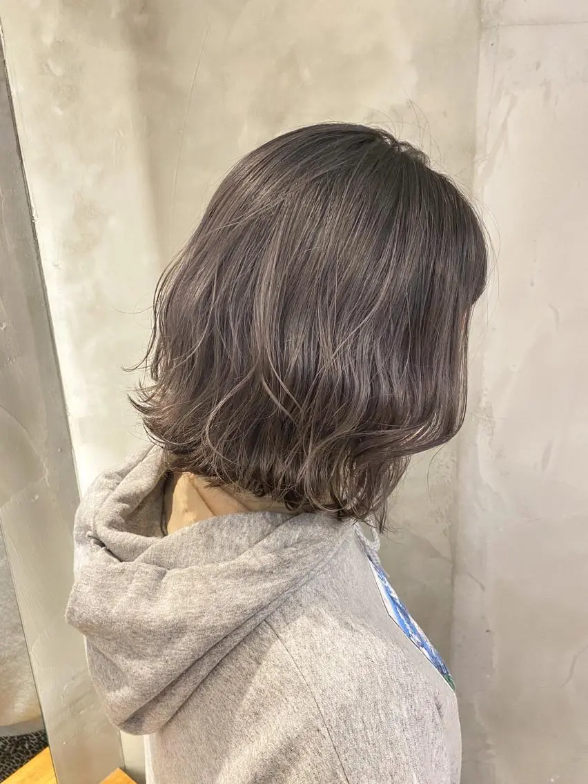 セミロング カット ヘアカラー トリートメント 新宿/顔周りカット +レイヤー=しずく♩のヘアスタイル