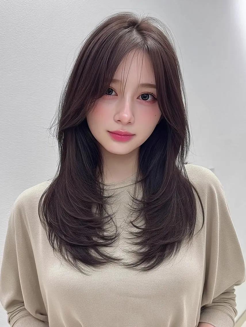 ロング カラー カット ヘアカラー トリートメント 髪質改善・縮毛矯正 💎ASUKAのヘアスタイル