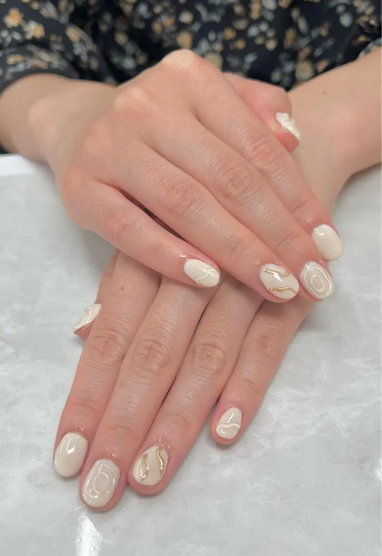 ネイル AISAフィル× ハードモチ最強のネイルデザイン