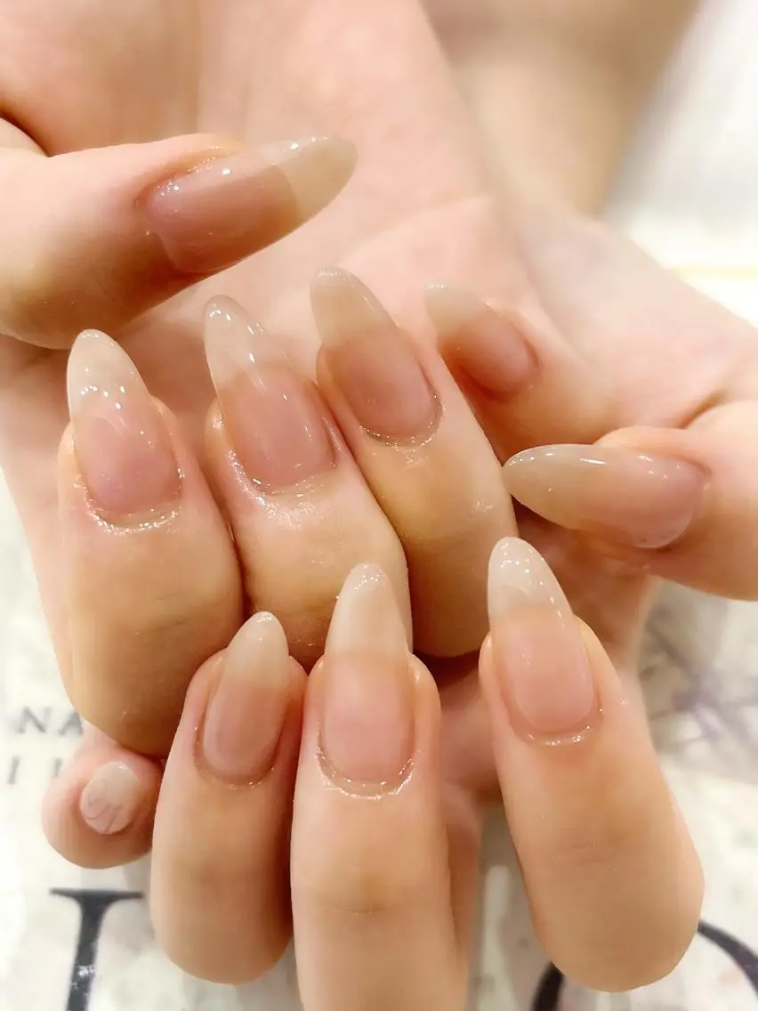 ネイル ジェルネイル オフィスネイル Risa ネイルサロンKOTOのネイルデザイン