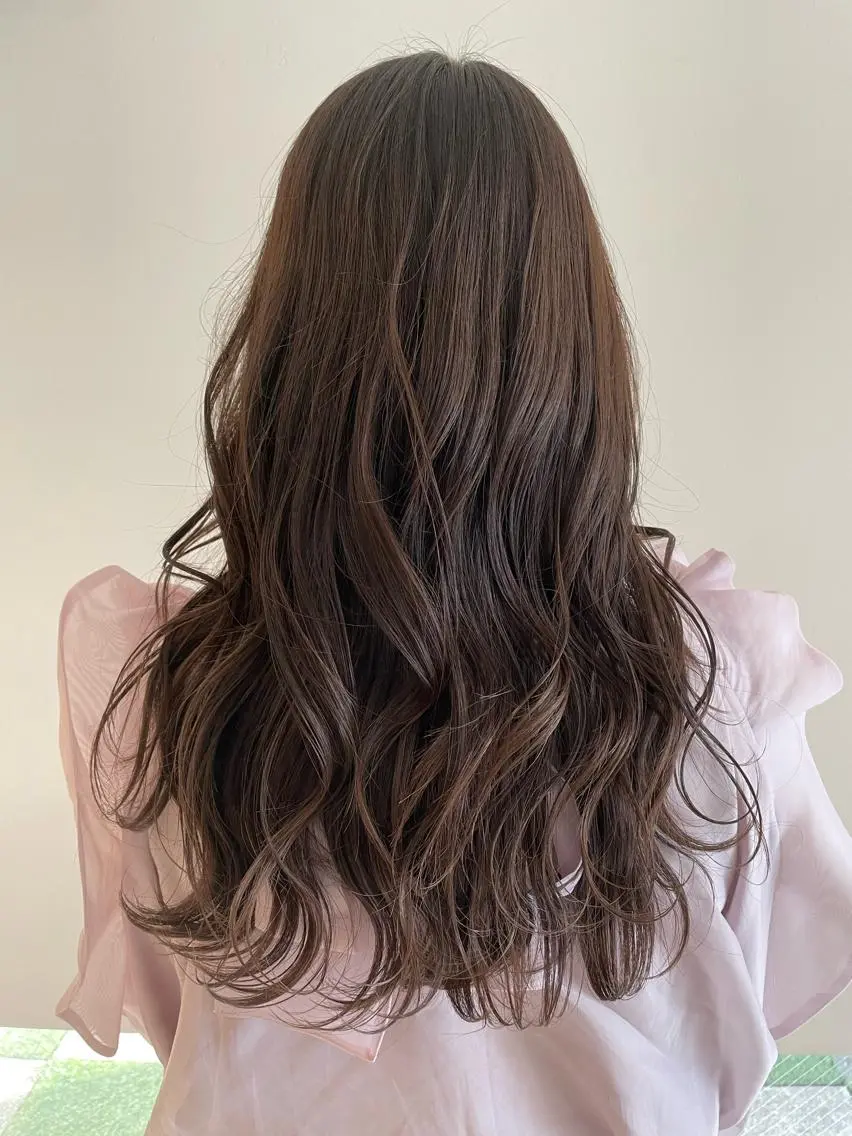 カラー ベージュカラー ブラウンカラー ブラウンベージュ 後藤 澪のヘアスタイル