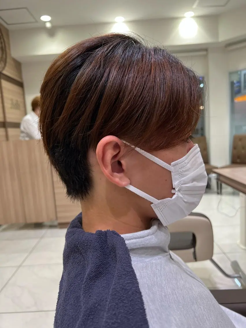 メンズ センターパート 田代 祐太のヘアスタイル