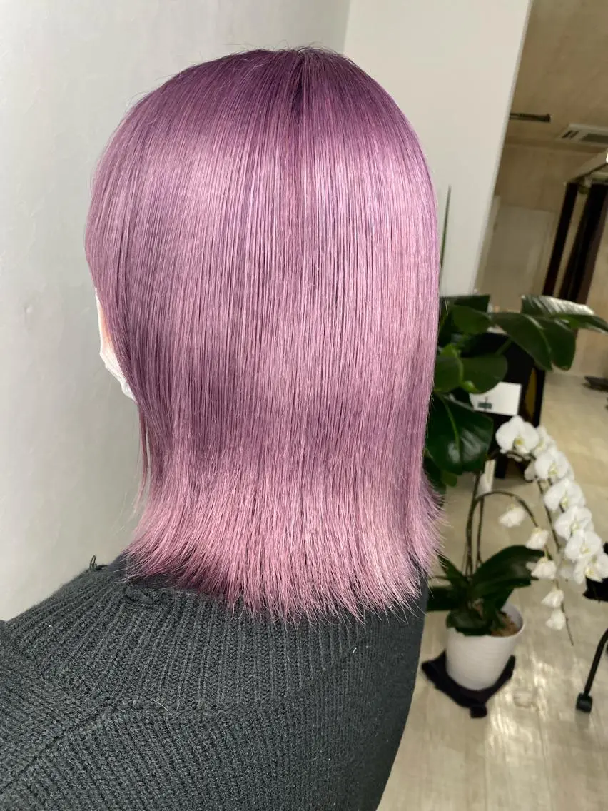 セミロング ヘアカラー トリートメント 🔥金山 諒平🔥のヘアスタイル