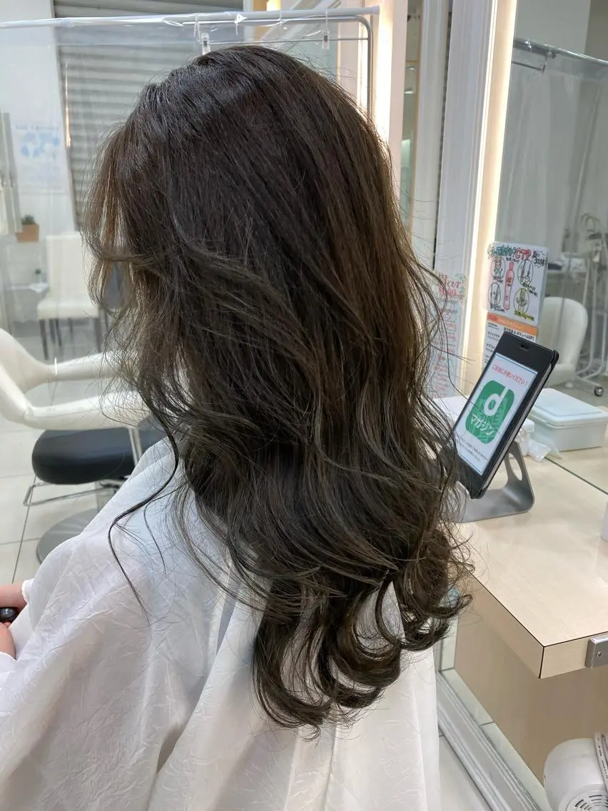 ロング カラー ヘアカラー ヘアセット 🌼上水流 彩乃🌼のヘアスタイル