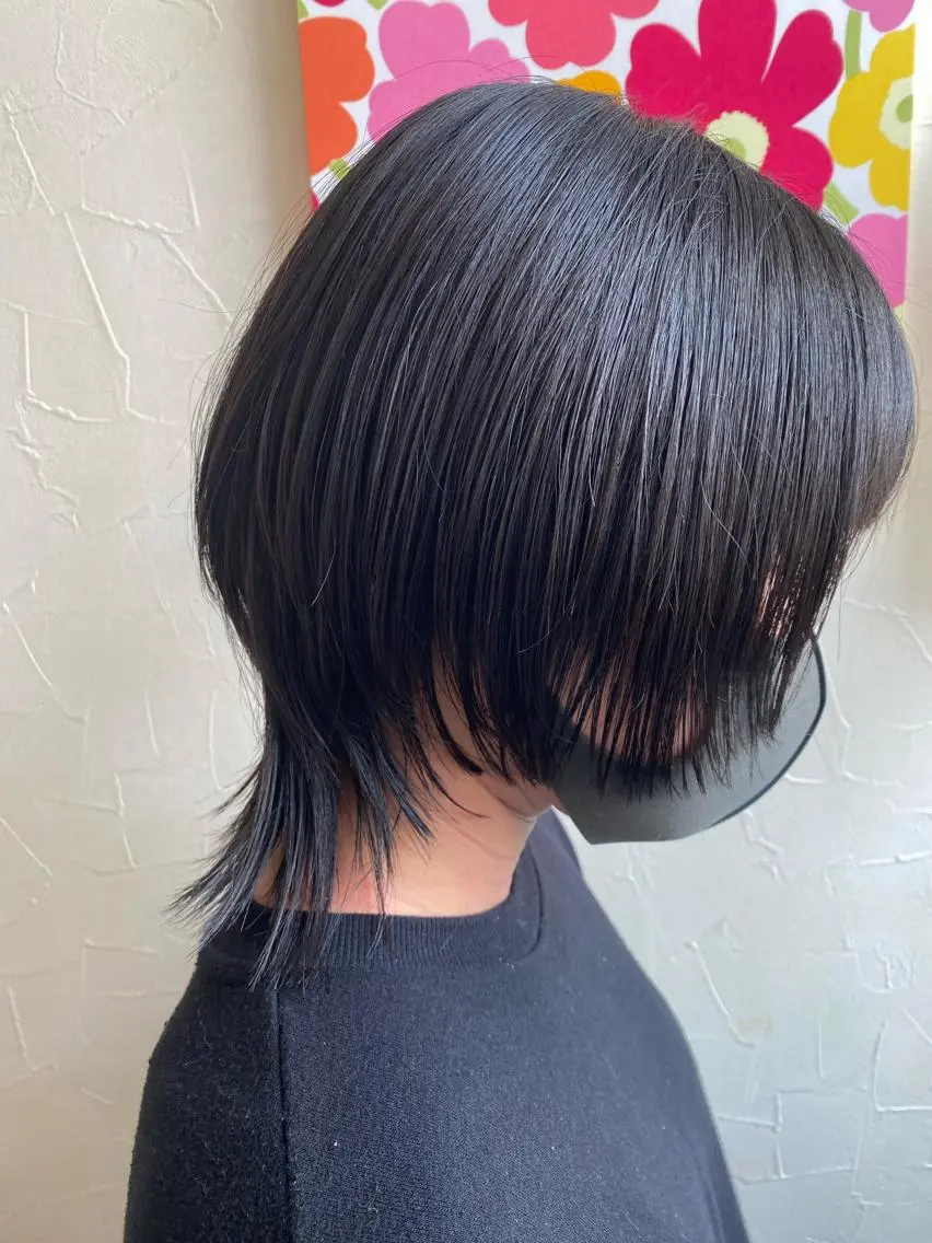 ショート ウルフカット 成田 健太郎のヘアスタイル
